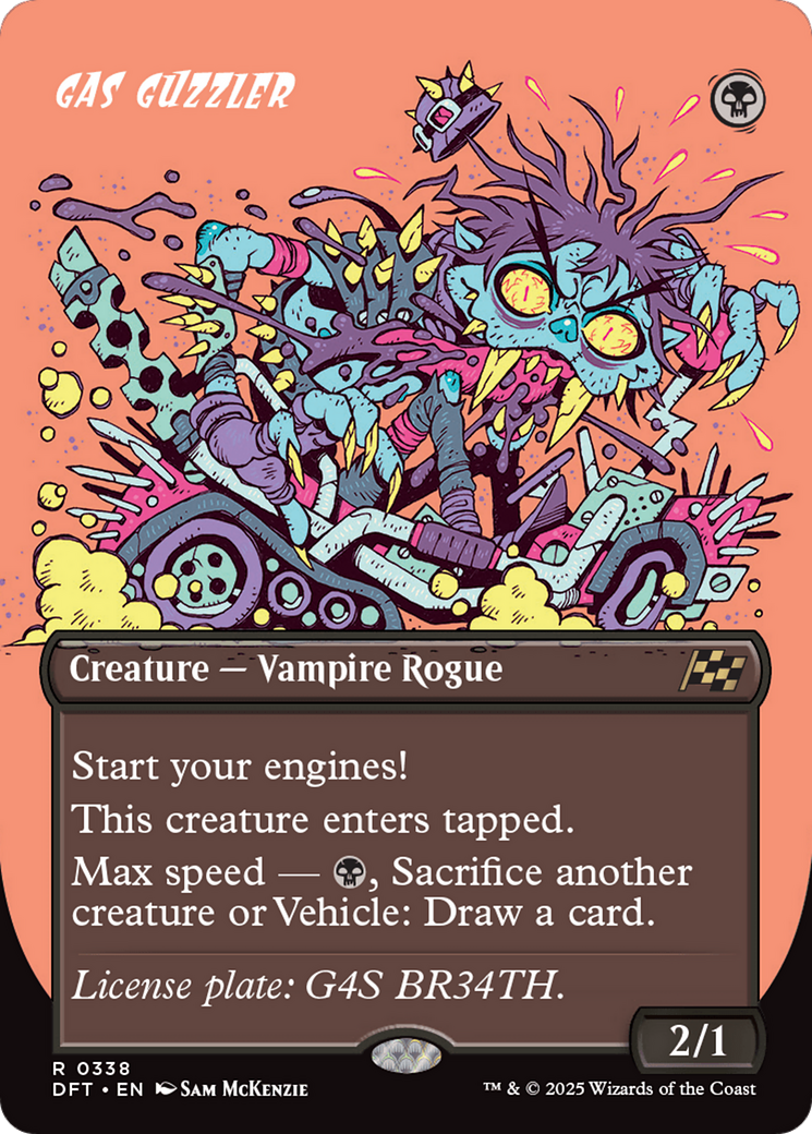 Gas Guzzler (DFT-338) [Aetherdrift] (Borderless) MTG Single Wizards of the Coast