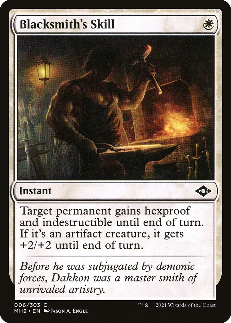 Blacksmith's Skill (MH2-006) [Modern Horizons 2] MTG Single Wizards of the Coast