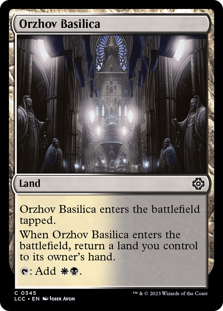 Orzhov Basilica (LCC-345) [The Lost Caverns of Ixalan Commander] MTG Single Wizards of the Coast
