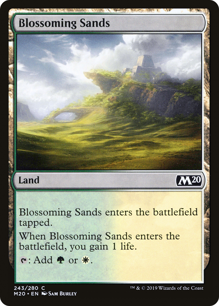Blossoming Sands (M20-243) [Core Set 2020] MTG Single Wizards of the Coast