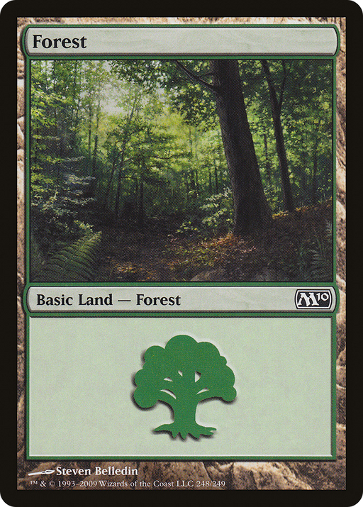 Forest (248) (M10-248) [Magic 2010] MTG Single Wizards of the Coast