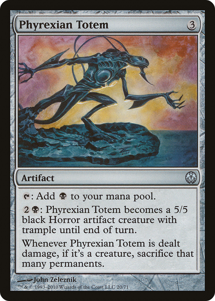 Phyrexian Totem (DDE-020) [Misc] Duel Decks: Phyrexia vs. the Coalition MTG Single Wizards of the Coast