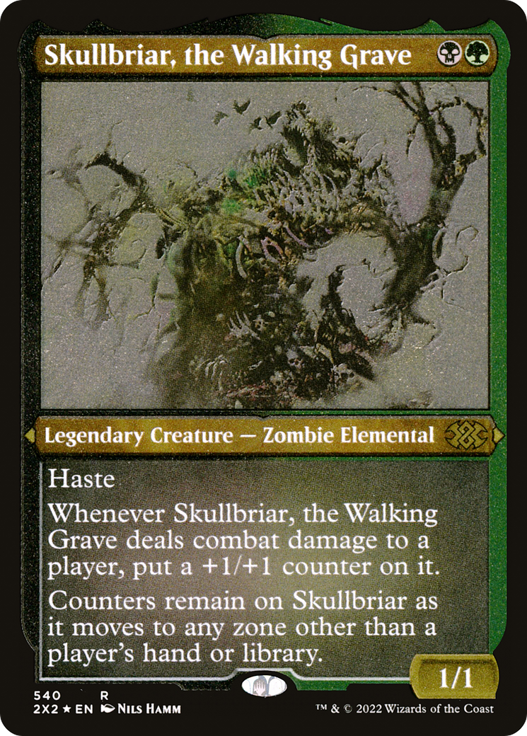Skullbriar, the Walking Grave (2X2-540) [Double Masters 2022] Etched Foil MTG Single Wizards of the Coast