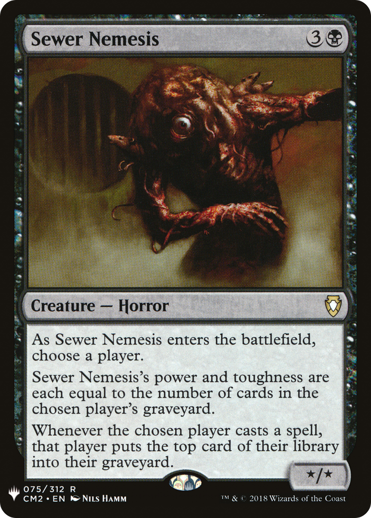 Sewer Nemesis (LIST-075/312) [Mystery Booster] The List MTG Single Wizards of the Coast