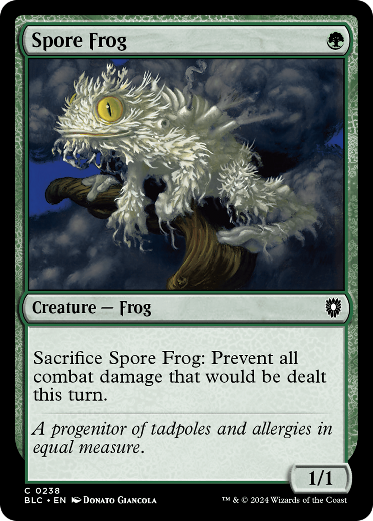 Spore Frog (BLC-238) [Bloomburrow Commander] MTG Single Wizards of the Coast