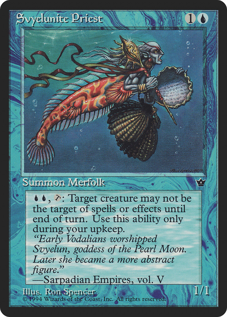 Svyelunite Priest (FEM-026) [Fallen Empires] MTG Single Wizards of the Coast