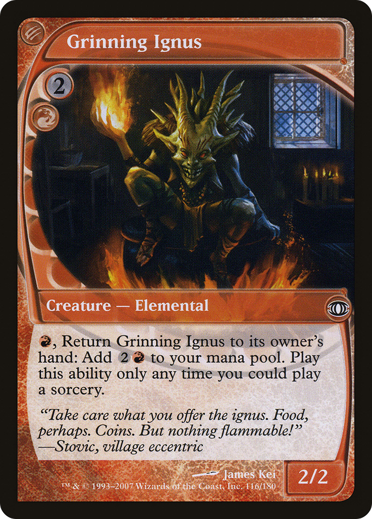 Grinning Ignus (FUT-116) [Future Sight] MTG Single Wizards of the Coast