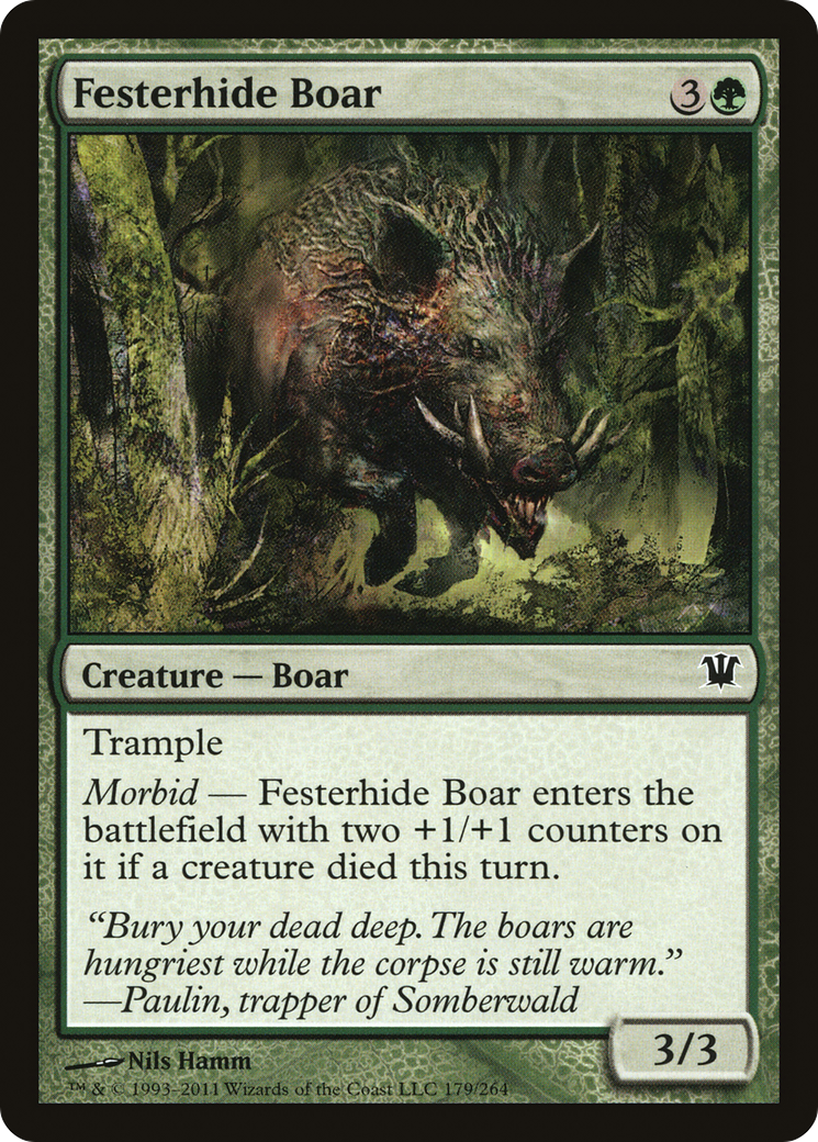 Festerhide Boar (ISD-179) [Innistrad] MTG Single Wizards of the Coast