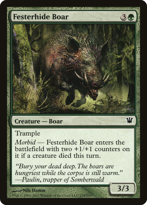 Festerhide Boar (ISD-179) [Innistrad] MTG Single Wizards of the Coast