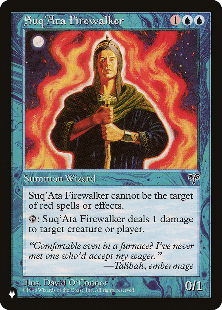 Suq'Ata Firewalker (LIST-MIR-94) [Mystery Booster] The List MTG Single Wizards of the Coast