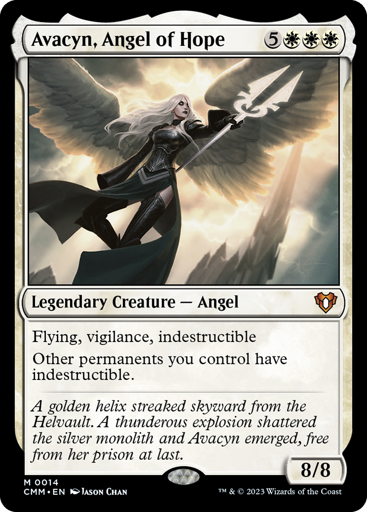 Avacyn, Angel of Hope (CMM-014) [Commander Masters] MTG Single Wizards of the Coast