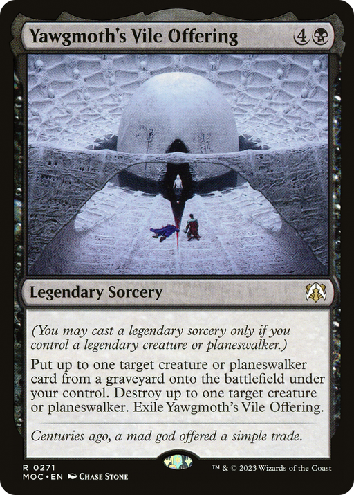 Yawgmoth's Vile Offering (MOC-271) [March of the Machine Commander] MTG Single Wizards of the Coast