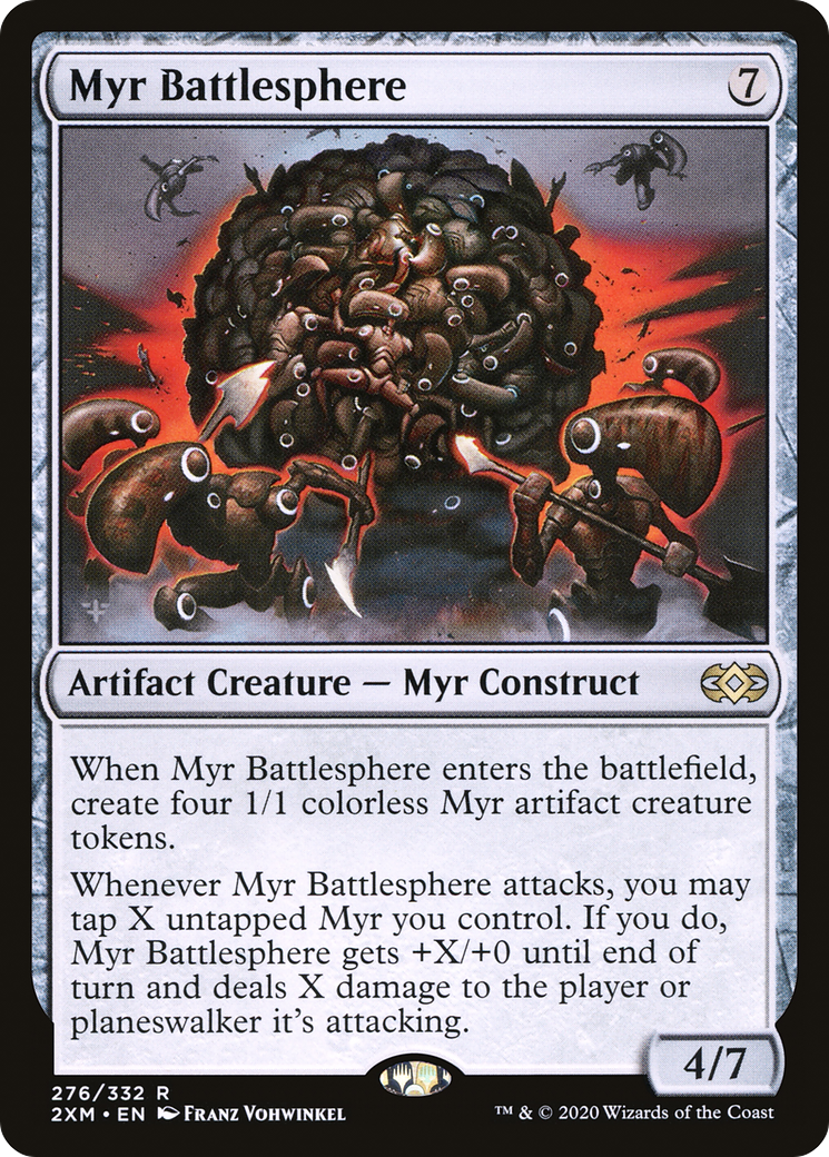Myr Battlesphere (2XM-276) [Double Masters] MTG Single Wizards of the Coast