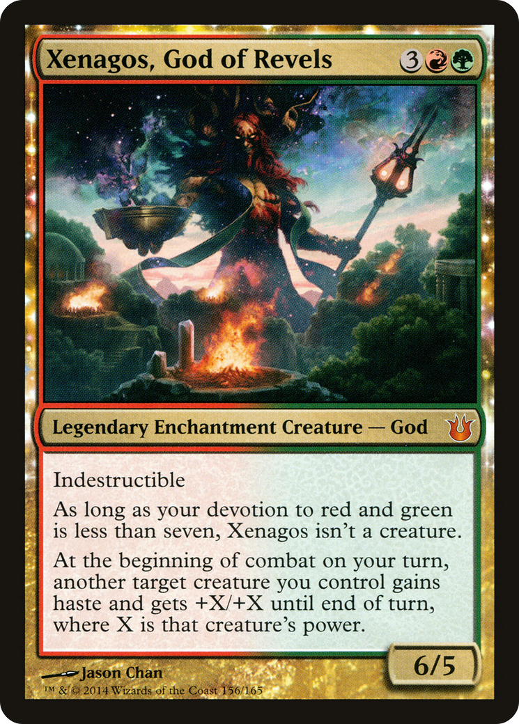 Xenagos, God of Revels (BNG-156) [Born of the Gods] Foil MTG Single Wizards of the Coast