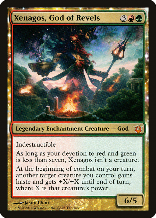 Xenagos, God of Revels (BNG-156) [Born of the Gods] Foil MTG Single Wizards of the Coast