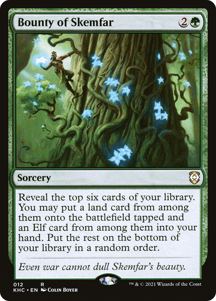 Bounty of Skemfar (KHC-012) [Kaldheim Commander] MTG Single Wizards of the Coast