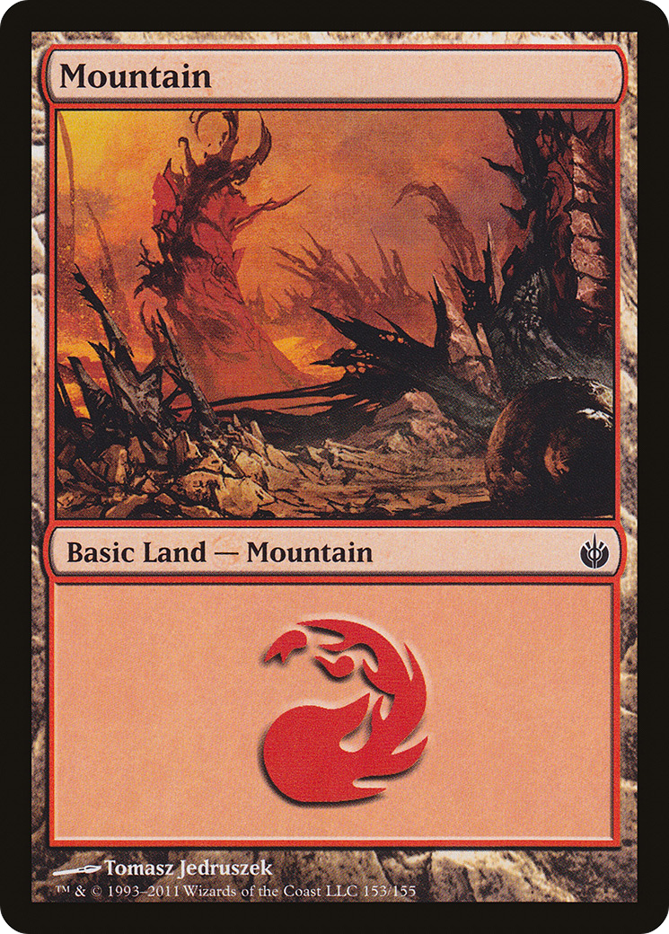 Mountain (MBS-153) [Mirrodin Besieged] Foil MTG Single Wizards of the Coast