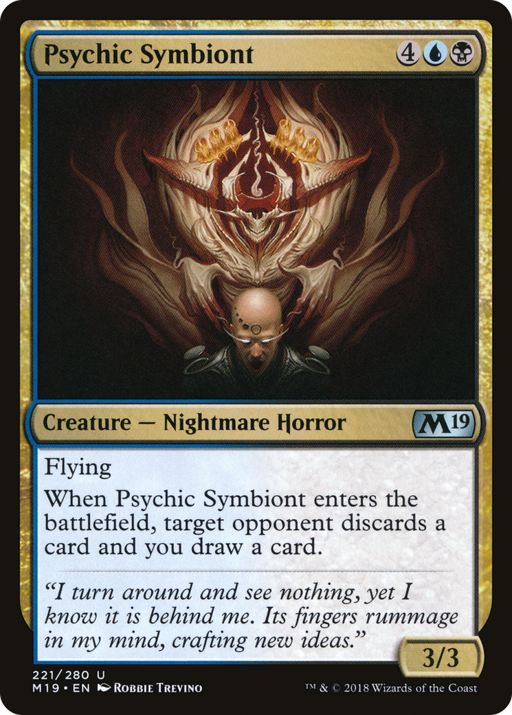Psychic Symbiont (M19-221) [Core Set 2019] MTG Single Wizards of the Coast