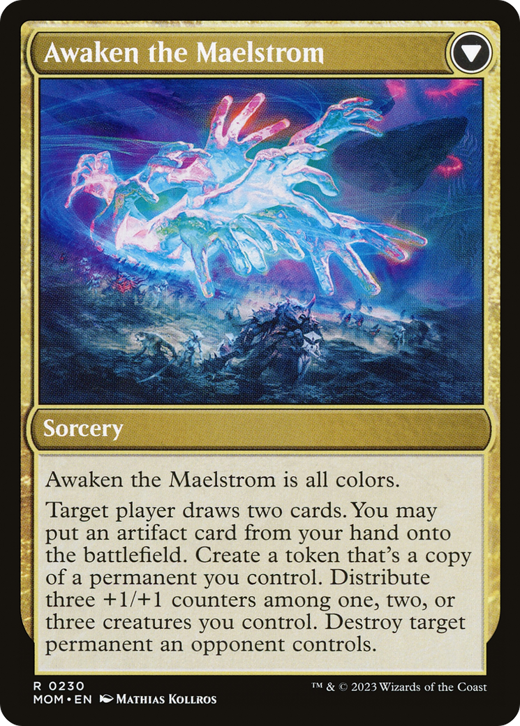 Invasion of Alara // Awaken the Maelstrom (MOM-230) [March of the Machine] MTG Single Wizards of the Coast