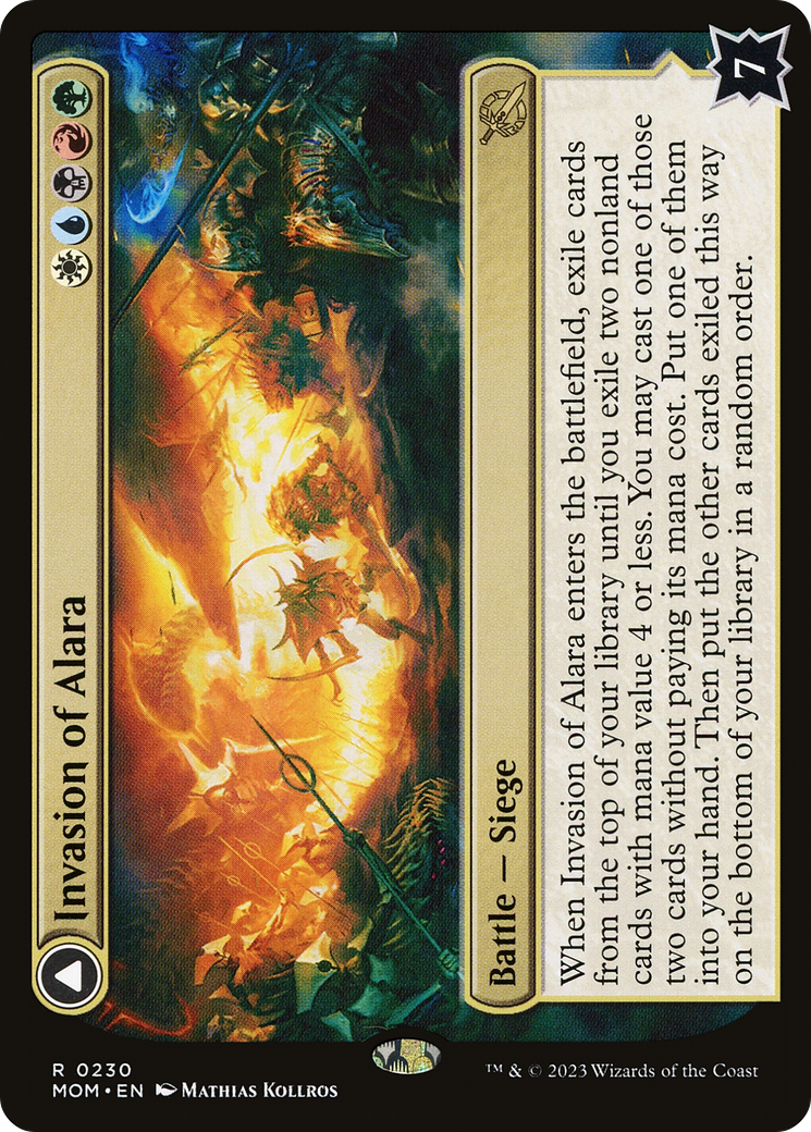 Invasion of Alara // Awaken the Maelstrom (MOM-230) [March of the Machine] MTG Single Wizards of the Coast