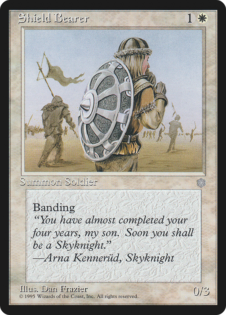 Shield Bearer (ICE-052) [Ice Age] MTG Single Wizards of the Coast