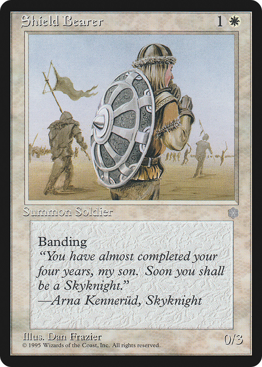 Shield Bearer (ICE-052) [Ice Age] MTG Single Wizards of the Coast