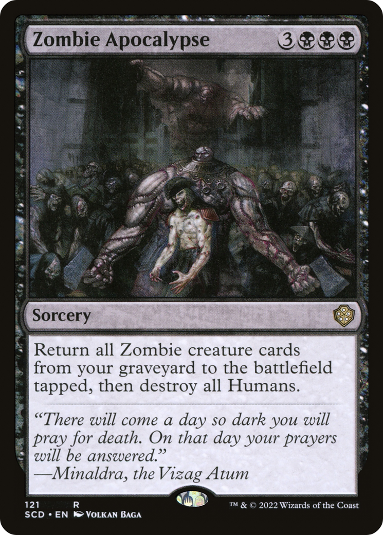 Zombie Apocalypse (SCD-121) [Starter Commander Decks] MTG Single Wizards of the Coast