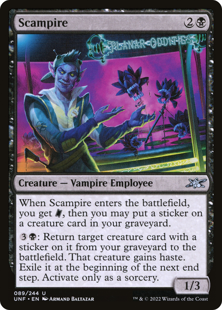 Scampire (UNF-089) [Unfinity] MTG Single Wizards of the Coast