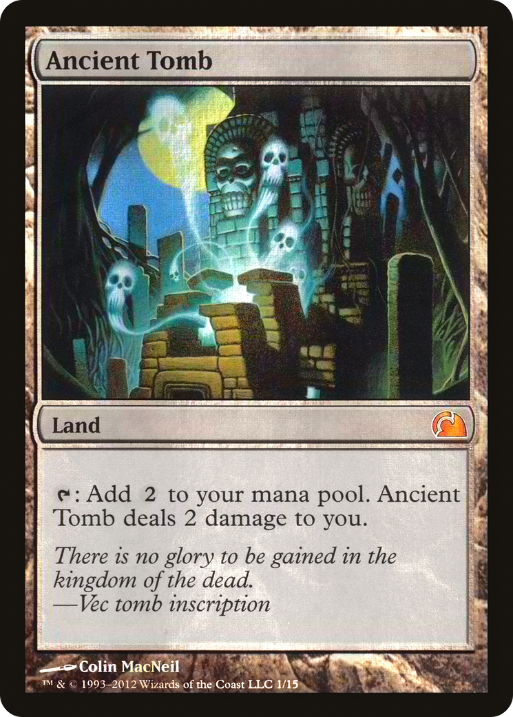 Ancient Tomb (V12-001) [Misc] From the Vault: Realms Foil MTG Single Wizards of the Coast