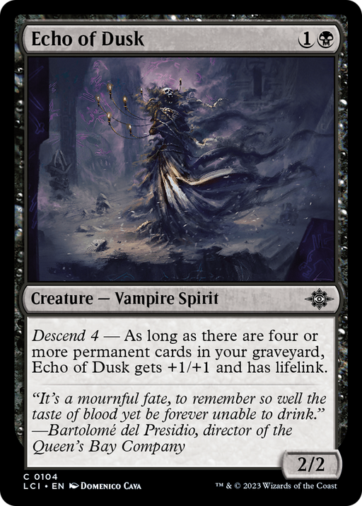 Echo of Dusk (LCI-104) [The Lost Caverns of Ixalan] MTG Single Wizards of the Coast