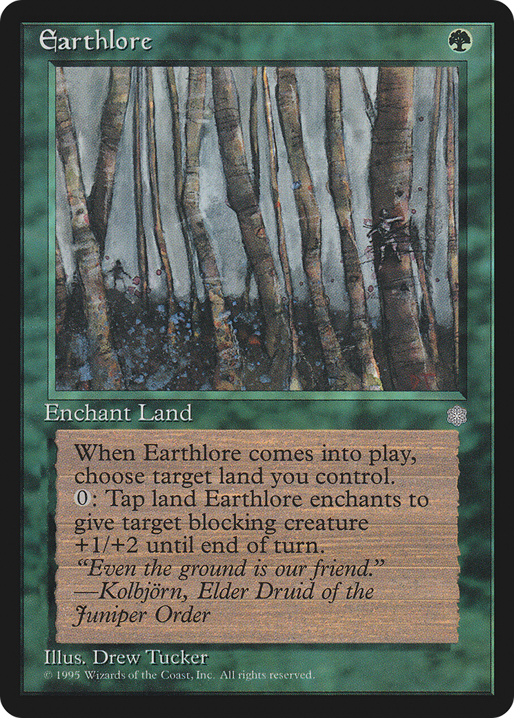 Earthlore (ICE-) [Ice Age] MTG Single Wizards of the Coast