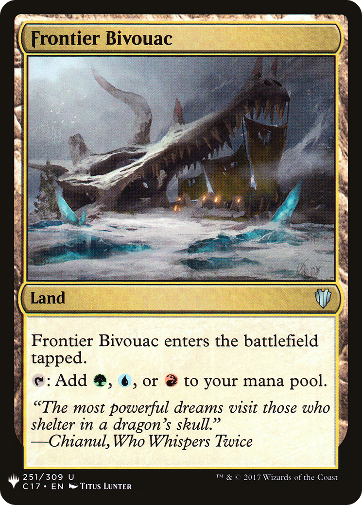 Frontier Bivouac (LIST-C17-251) [Mystery Booster] The List MTG Single Wizards of the Coast