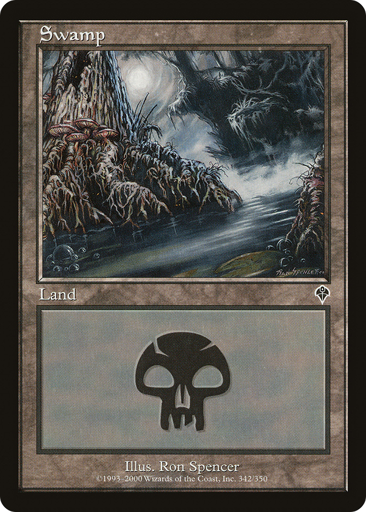 Swamp (342) (INV-342) [Invasion] Foil MTG Single Wizards of the Coast
