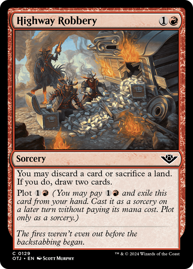 Highway Robbery (OTJ-129) [Outlaws of Thunder Junction] MTG Single Wizards of the Coast