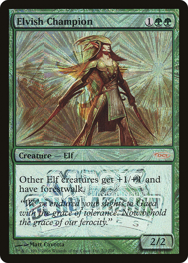 Elvish Champion (Scholarship Series) (JSS-002) [Misc] Junior Super Series Foil MTG Single Wizards of the Coast