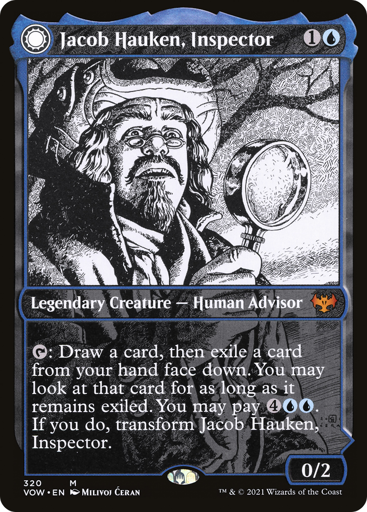 Jacob Hauken, Inspector (VOW-320) [Innistrad: Crimson Vow] (Showcase) MTG Single Wizards of the Coast