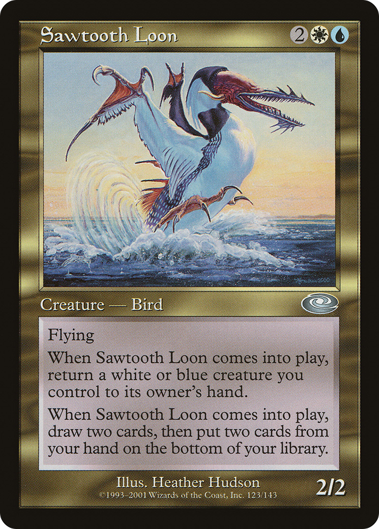 Sawtooth Loon (PLS-123) [Planeshift] MTG Single Wizards of the Coast