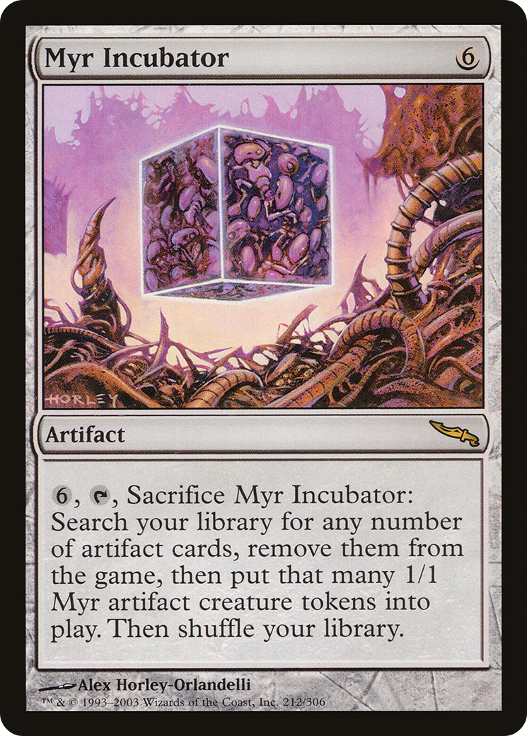 Myr Incubator (MRD-212) [Mirrodin] Foil MTG Single Wizards of the Coast