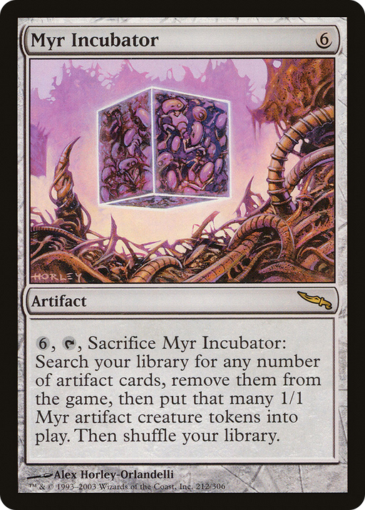 Myr Incubator (MRD-212) [Mirrodin] MTG Single Wizards of the Coast
