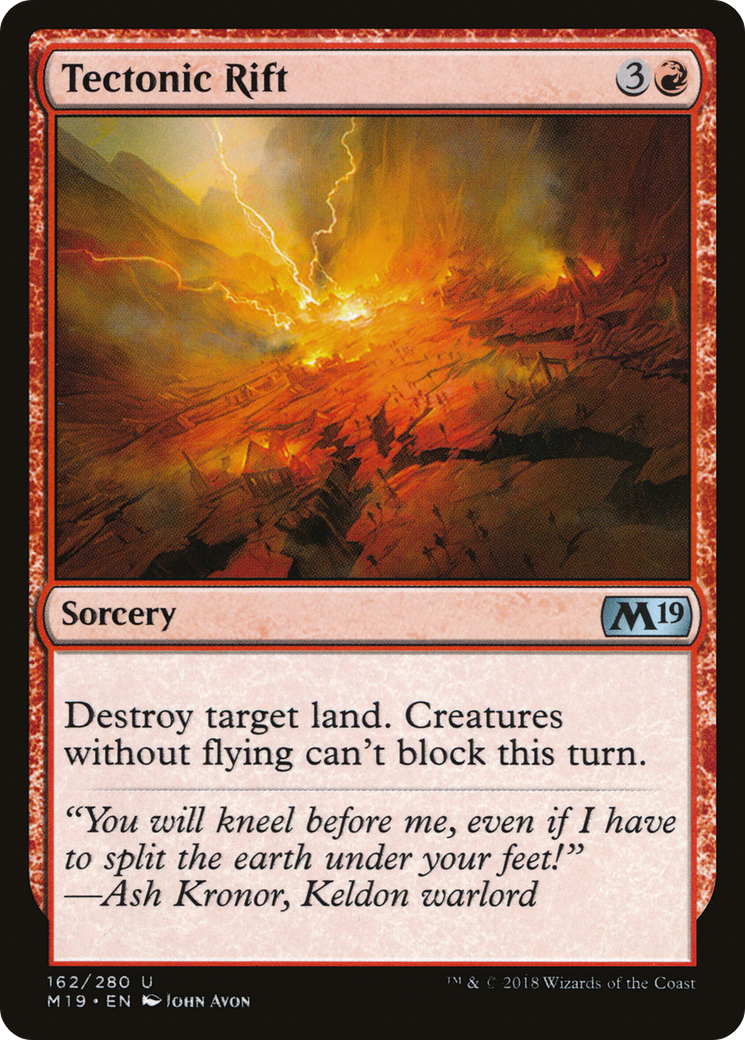 Tectonic Rift (M19-162) [Core Set 2019] MTG Single Wizards of the Coast
