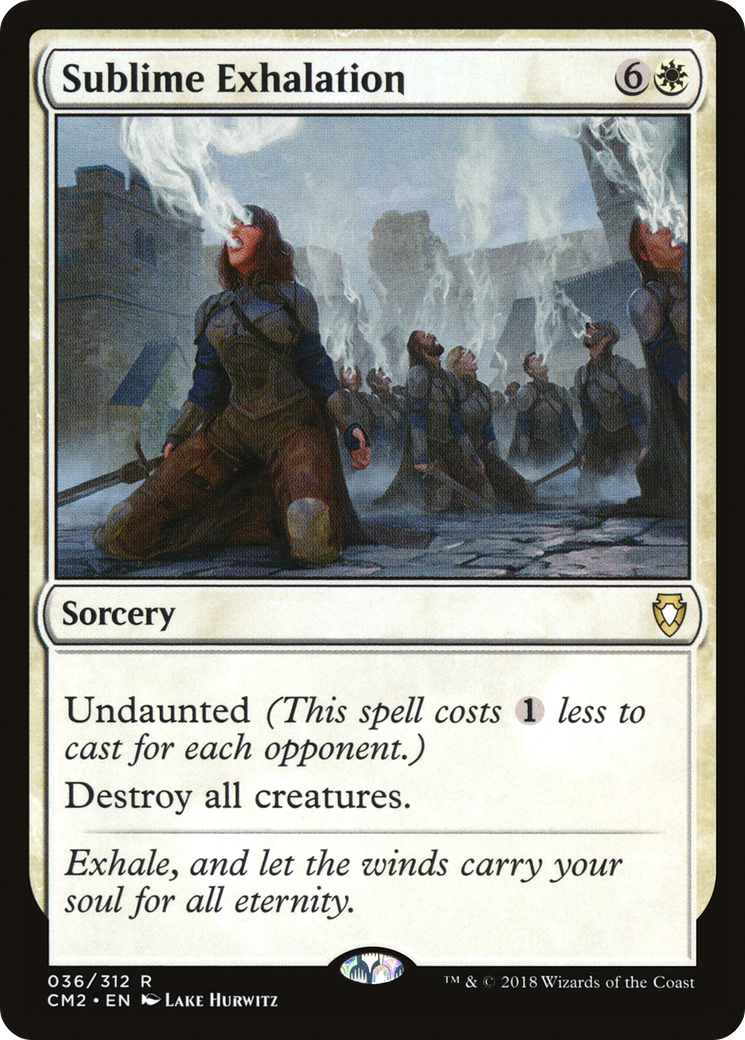 Sublime Exhalation (CM2-036) [Commander Anthology Volume II] MTG Single Wizards of the Coast