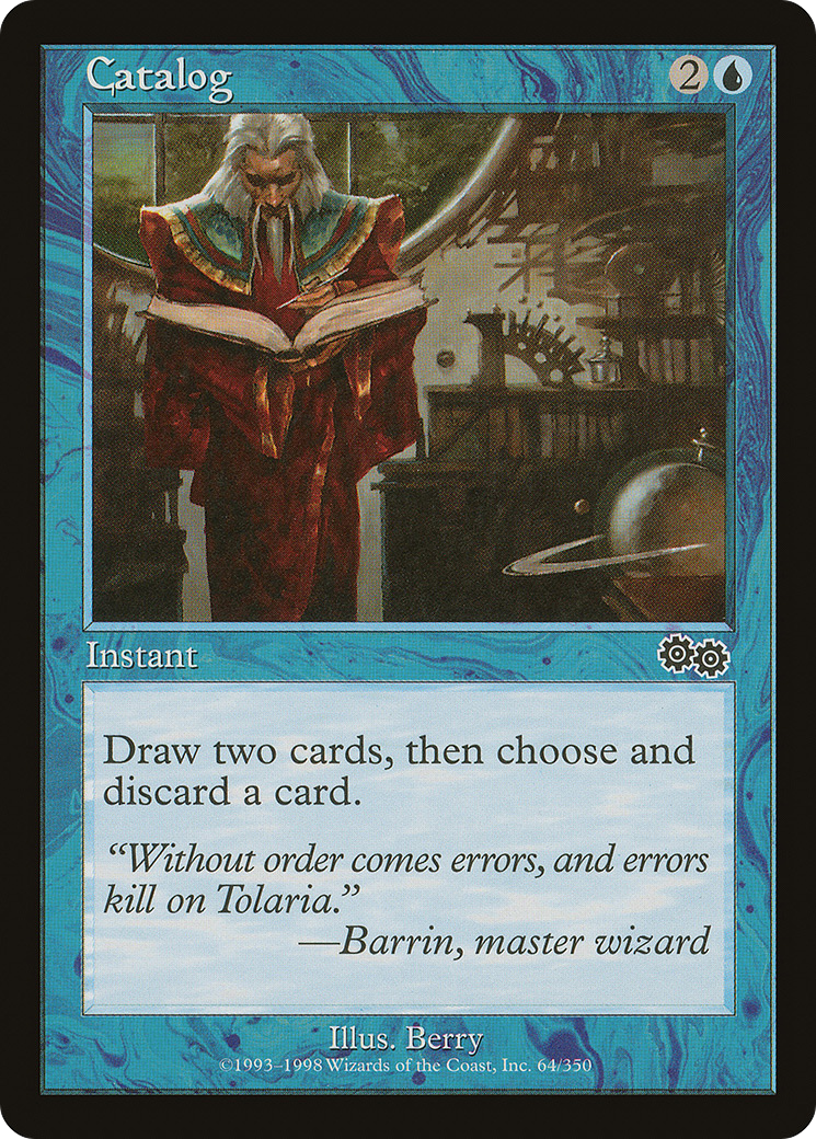 Catalog (USG-064) [Urza's Saga] MTG Single Wizards of the Coast