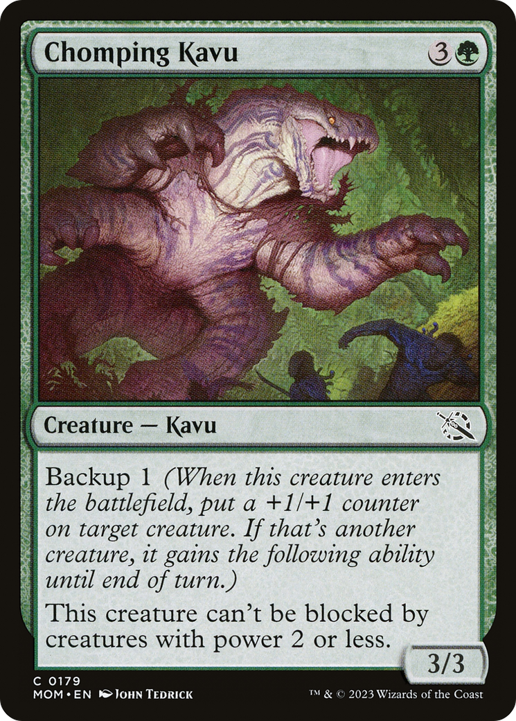 Chomping Kavu (MOM-179) [March of the Machine] MTG Single Wizards of the Coast