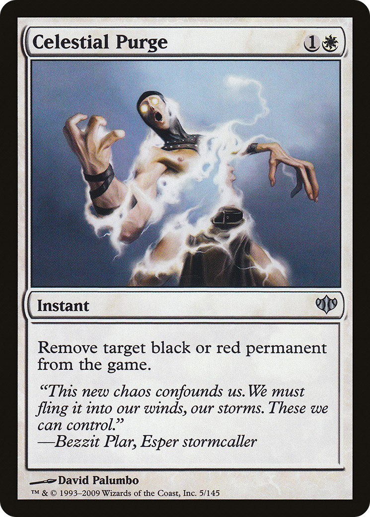 Celestial Purge (CON-005) [Conflux] Foil MTG Single Wizards of the Coast