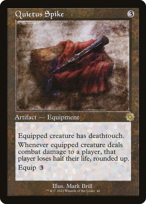 Quietus Spike (BRR-046) [The Brothers' War Retro Artifacts] Foil MTG Single Wizards of the Coast