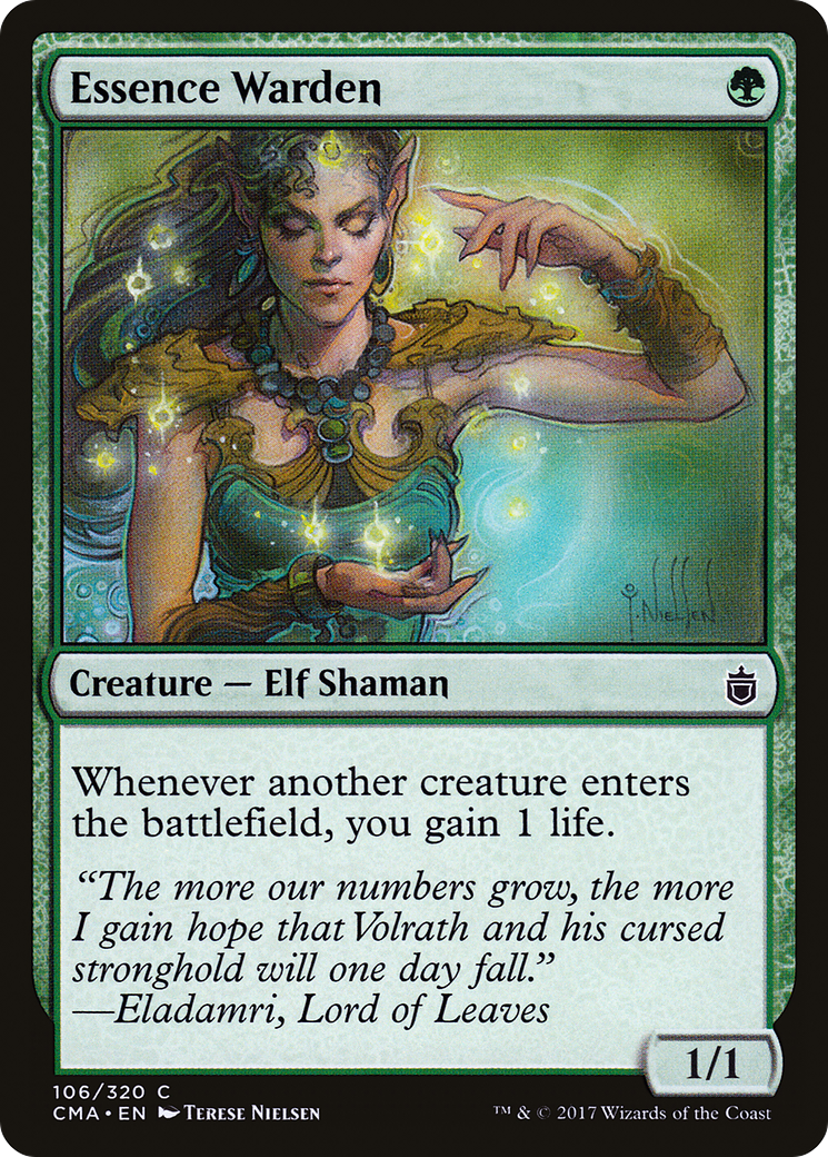 Essence Warden (CMA-106) [Commander Anthology] MTG Single Wizards of the Coast