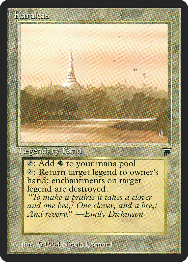 Karakas (LEG-) [Oldschool] Legends MTG Single Wizards of the Coast