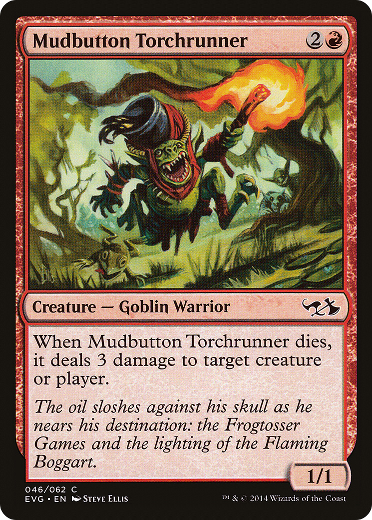 Mudbutton Torchrunner (DD3-046) [Misc] Duel Decks Anthology: Elves vs. Goblins MTG Single Wizards of the Coast
