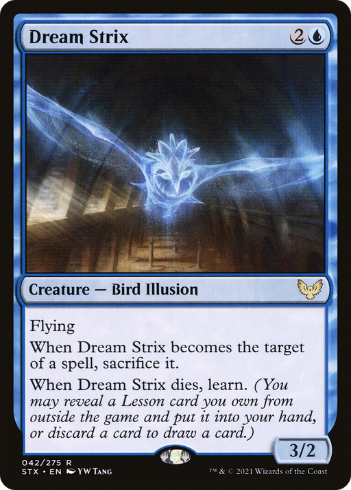Dream Strix (STX-042) [Strixhaven: School of Mages] MTG Single Wizards of the Coast