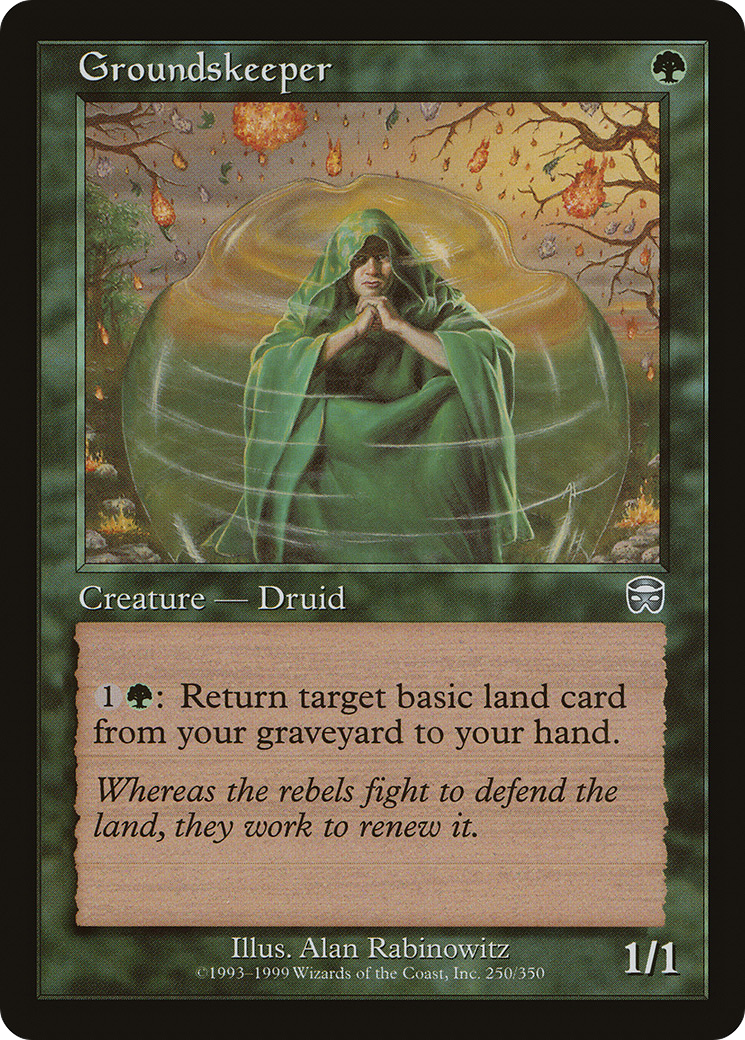 Groundskeeper (MMQ-250) [Mercadian Masques] Foil MTG Single Wizards of the Coast